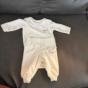 Nike Soft Cream Infant Two Piece Outfit